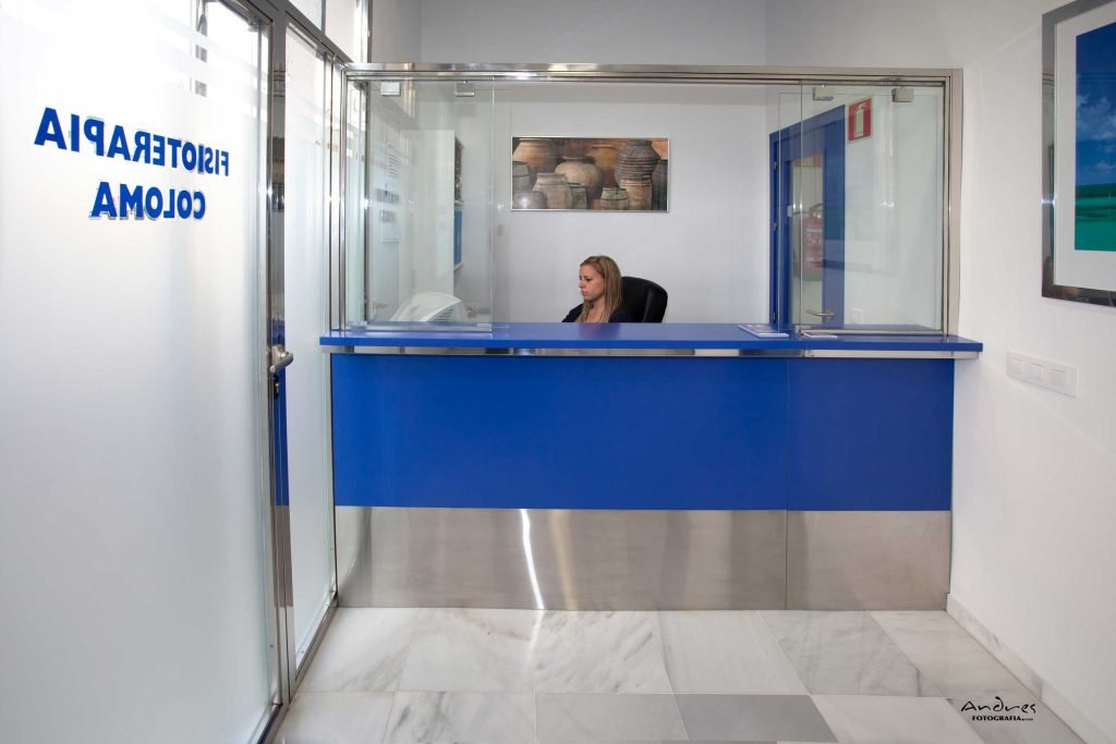 Recepción del centro Fisioterapia Coloma